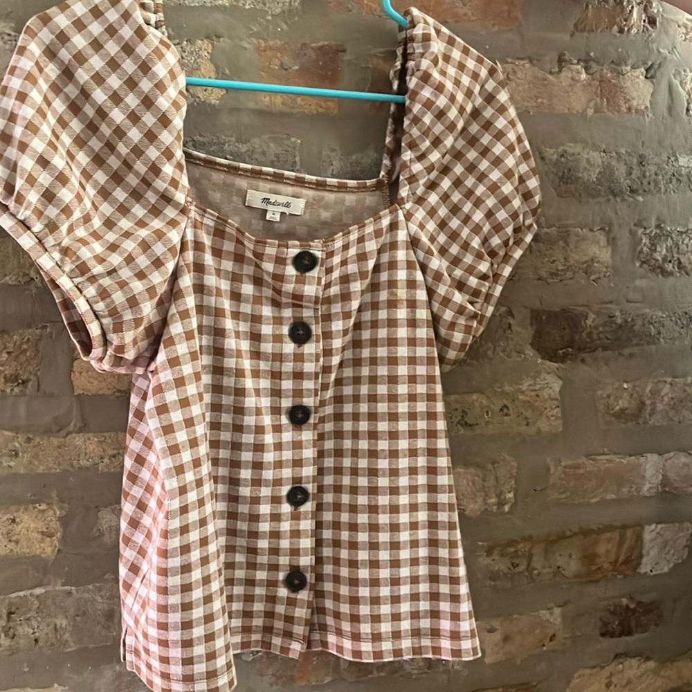 Madewell Gingham Button Shirt
